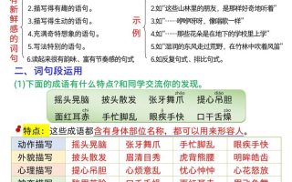 三年级上册期中(1-4单元)语文园地考点总结纯图版