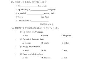 人教版2024-2025学年英语六年级第二学期期中考试（B)卷