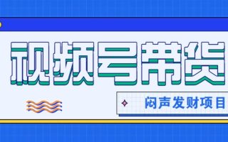 微信视频号带货项目，轻松日赚赚2000+，这个挣钱入口很多伙伴都在闷声发财