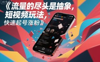 流量的尽头是抽象，抽象新奇特短视频玩法，快速起号涨粉
