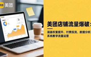 美团店铺流量爆破：涵盖权重提升、付费投流、数据分析，系统教学流量运营