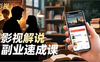 Tk影视解说副业速成课，软件安装、全流程实操、爆款预设，新手两周变现