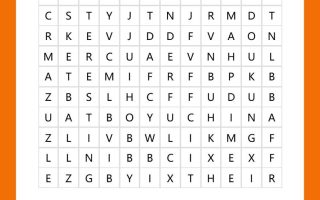 25秋闽教版四上英语字谜游戏U3