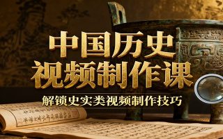 中国历史视频制作课：疆域地图集+参考文案+练习素材，解锁史实类视频制作技巧