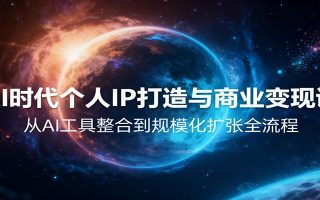 AI时代个人IP打造与商业变现课，从AI工具整合到规模化扩张全流程