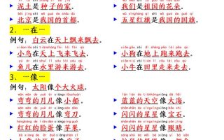 新一上语文必考必背仿写句子(含仿写练习10页)