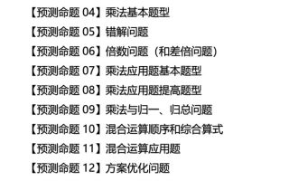 三下数学期中复习·终极压轴版（原卷版）苏教版8页