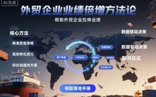 外贸企业业绩倍增方法论，帮助外贸企业拉伸业绩