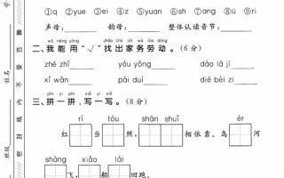 一年级上语文期末名校真题卷-给汉语拼音分类