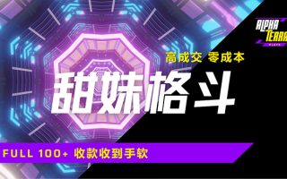 高成交零成本，售卖甜美格斗课程，谁发谁火，加爆微信，日入1000+收款…
