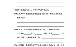 四下语文园地五：配套练习