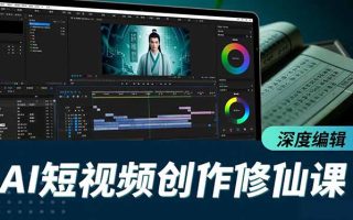 AI短视频创作修仙课，从炼气到金仙、爆款复刻、深度编辑，掌握全栈AI能力