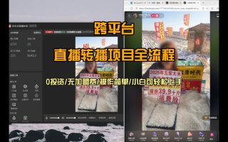 直播转播 每天每台电脑200+ 操作简单每天几分钟 小白两天上手