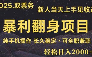 日入2000+  娱乐信息差项目  最佳入手时期   新人当天上手见收益