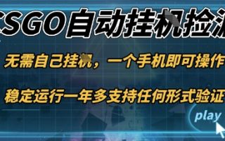 游戏自动挂G捡漏，一个手机即可操作，当天可操作见到结果，新手小白轻松月入1W+【揭秘】