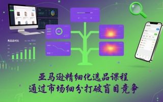 亚马逊精细化选品课程，通过市场细分打破盲目竞争