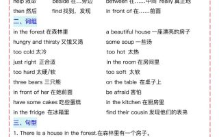 五上译林版英语知识清单21页