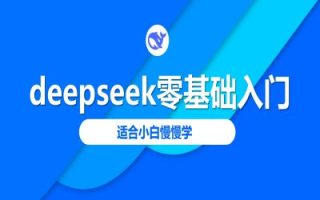 deepseek零基础入门-deepseek教程2025，适合小白慢慢学