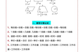 五年级上册数学必背知识汇总