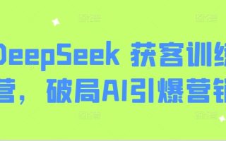 DeepSeek 获客训练营，破局AI引爆营销