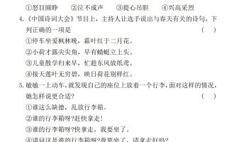 25新一下语文期中拔尖检测卷-野火烧不尽(含答案5页)