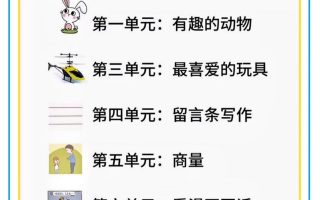 二年级语文上册1-8单元看图写话范文集锦