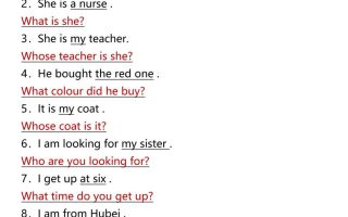 【2025秋新版】六年级上册英语特殊疑问句专项练习题