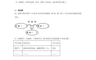 24-25三下语文期末试卷一（含答案14页）