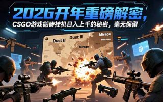 2026开年重磅解密，CSGO游戏搬砖挂机日入上千的秘密，毫无保留