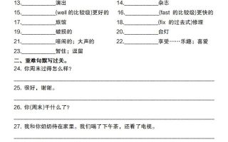 【英语】【人教pep版】2025春六下英语重点词句默写闯关单