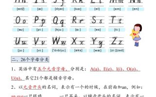 三年级上册英语开学必背知识点归纳
