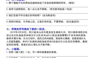 六年级下册语文期末专项复习专题