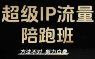 阿昱老师·超级IP流量陪跑班