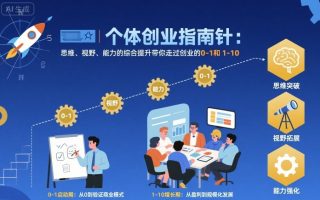 个体创业指南针，思维、视野、能力的综合提升带你走过创业的0-1和1-10【音频】