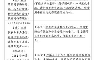三下语文期中复习重点知识汇总-14大高频考点