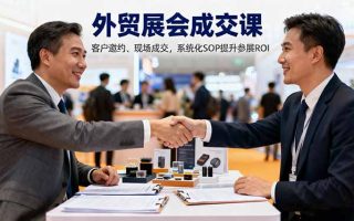 外贸展会成交课，含目标制定、客户邀约、现场成交，系统化SOP提升参展ROI