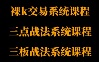 半山猎人三套系统课程(裸K体系、三点体系、三板体系)