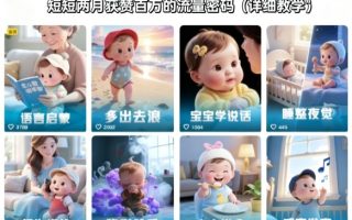 爆火！AI制作宝宝第一视角科学育儿小知识视频，短短两月获赞百万的流量密码(详细教学)