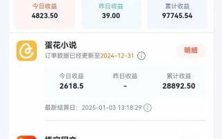 小说推文全部玩法，用正确方法去实操，就能跑通，收益非常能打