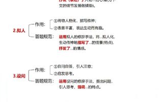 小升初语文暑假衔接阅读理解答题模板-小升初语文