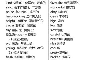 【2025秋新版】五年级上册英语词汇分类总结