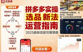 王校长9月12拼多多实操新玩法，全链路涵盖从店铺选品、找对标，布局链接，推广玩法等多维度运营思路