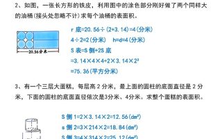 六年级下数学圆柱与圆锥易错应用题
