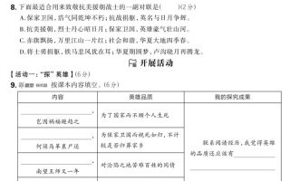 2024-2025学年五年级下语文第四单元综合素养提升卷