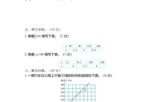 六下北师大数学第四单元测试卷-1