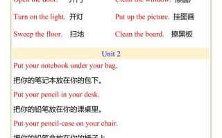 【2025秋新版】四年级英语（上册）重点短语汇总