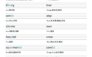 25秋外研版四上英语Unit6衡水体字帖