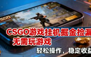 CSGO游戏挂G掘金捡漏,不需要玩游戏,操作简单,收益稳定【揭秘】