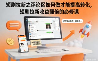短剧拉新之评论区如何做才能提高转化，短剧拉新收益翻倍的必修课