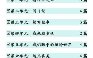 新三上语文1-8单元同步作文范文（27页）